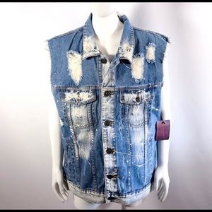 Denim vest